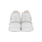 Neil Barrett White Detachable-Cuff Sneakers