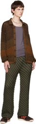 Isa Boulder Black & Orange Gradient Cardigan