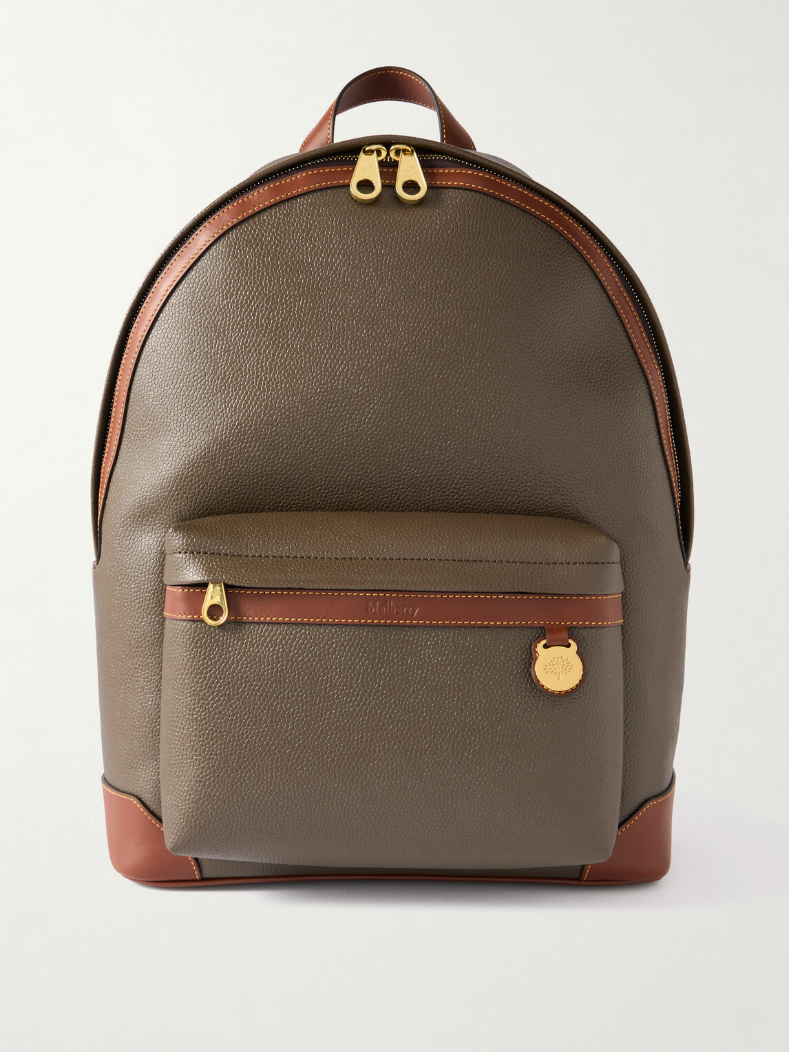 Mulberry - Heritage Leather-Trimmed Eco Scotchgrain Backpack