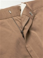 Paul Smith - Straight-Leg Cotton and Linen-Blend Trousers - Brown