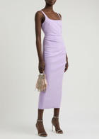 knee length dresses for ladies Sol Asym Dress in Lilac main image 1