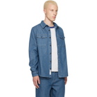 A.P.C. Blue 'Surchemise' Denim Shirt