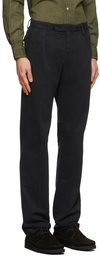 Massimo Alba Navy IONIO2 Cotton Trousers