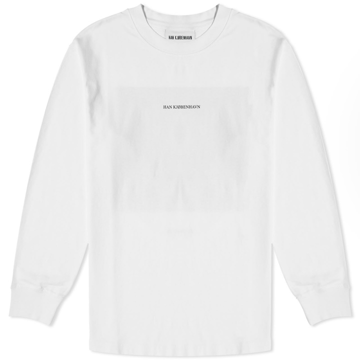 Photo: Han Kjobenhavn Men's Long Sleeve Supper Boxy T-Shirt in White