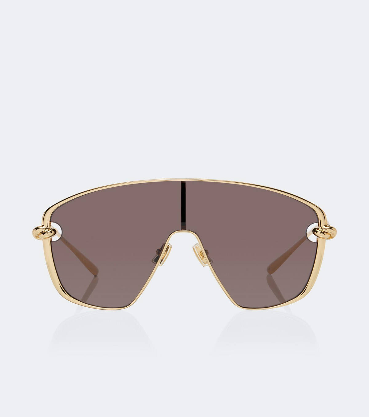 Bottega Veneta Knot shield sunglasses