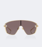 Bottega Veneta Knot shield sunglasses