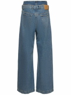 THE ATTICO Low Rise Wide Jeans