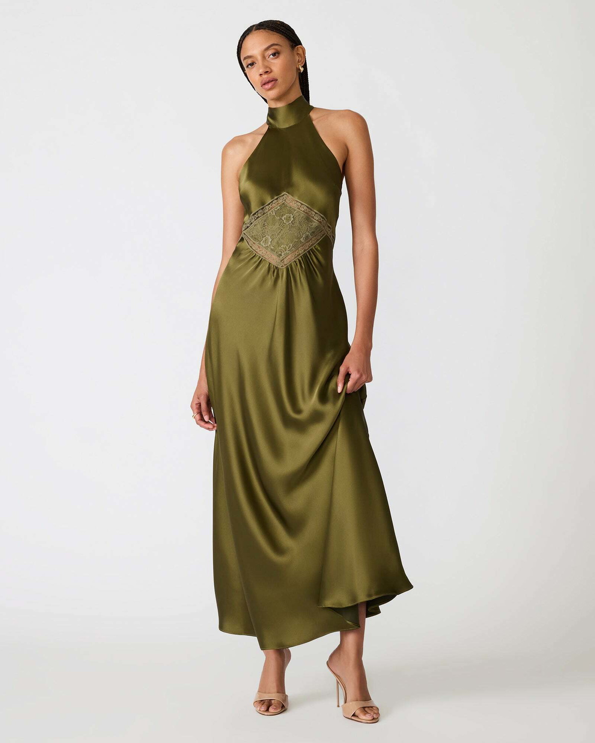 Steve Madden Emmalie Dress in Olive