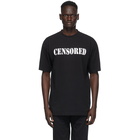 VETEMENTS Black Censored T-Shirt