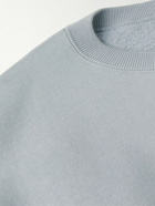 Auralee - Fleece-Back Cotton-Jersey Sweatshirt - Blue