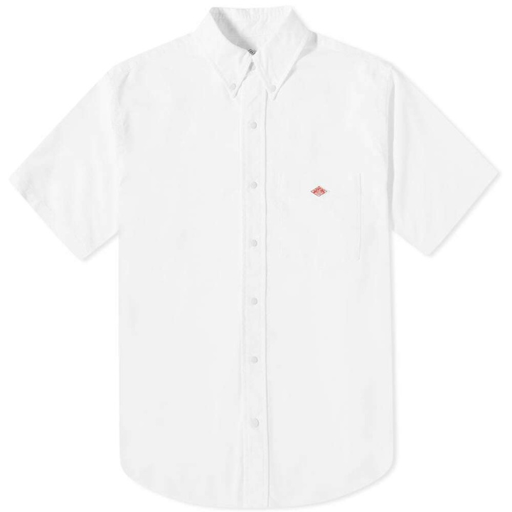 Photo: Danton Men's Short Sleeve Oxford Shirt in White