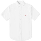 Danton Men's Short Sleeve Oxford Shirt in White