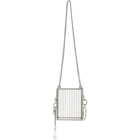 Martine Ali Silver Extended Topless Tote