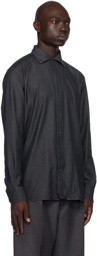 ZEGNA Black Cashco Shirt