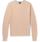 TOM FORD - Waffle-Knit Cashmere Sweater - Men - Neutral