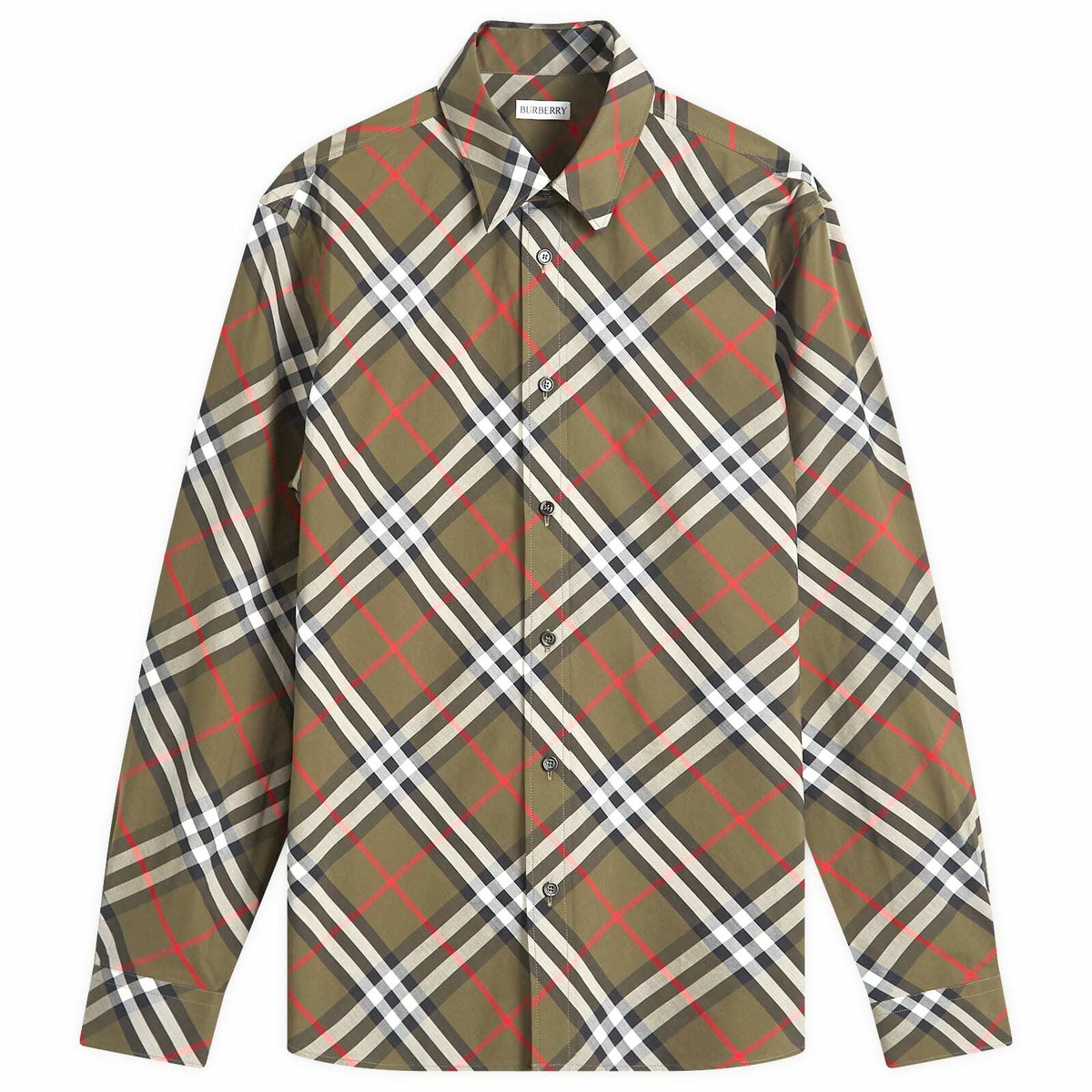 Burberry Men's Long Sleeve Check Shirt in Loch Ip Check Burberry