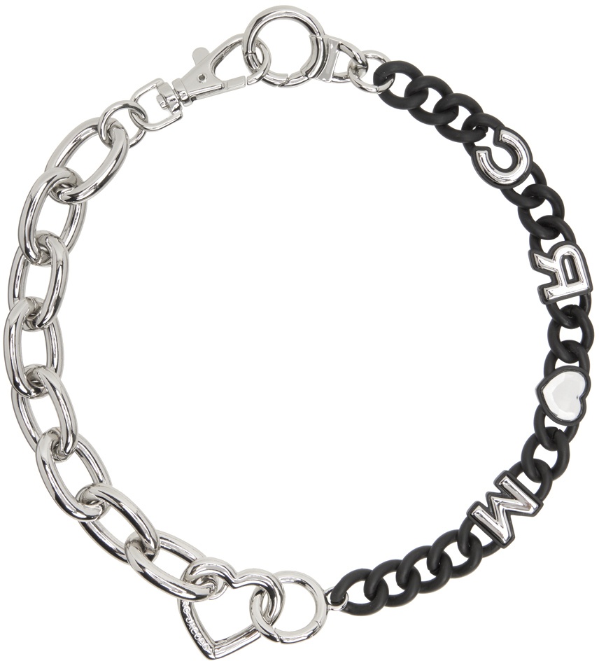 Marc Jacobs Light Grey Rubber Link Chain Bracelet for Women Online India at  Darveyscom