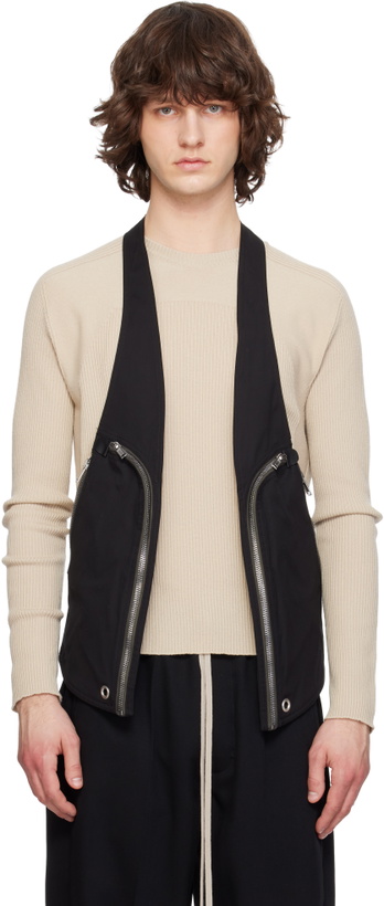 Photo: Rick Owens Black Temple Bauhaus Vest