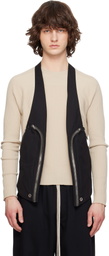 Rick Owens Black Temple Bauhaus Vest