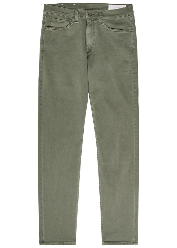 Photo: Rag & Bone Fit 2 Slim-leg Jeans Khaki