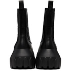 Rick Owens Black Tower Beatle Mega Tractor Chelsea Boots