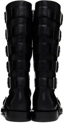 Ann Demeulemeester Black Jace Biker Boots