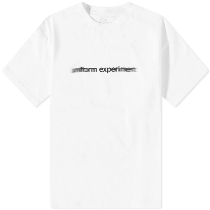 Photo: Uniform Experiment Men's Authentic Motion Logo T-Shirt in White