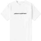 Uniform Experiment Men's Authentic Motion Logo T-Shirt in White