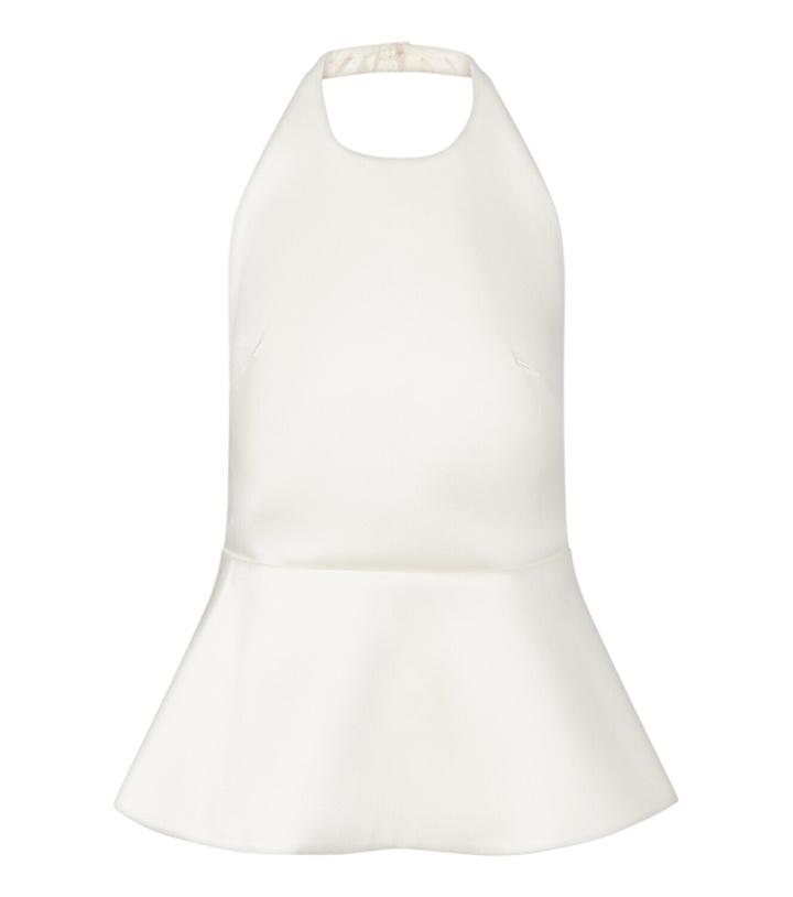Photo: Róhe Bridal peplum halterneck top