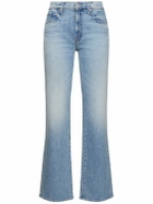 MOTHER The Hustler Roller Fray Denim Wide Jeans