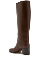 Gianvito Rossi Santiago 60 Leather Knee-high Boots Brown