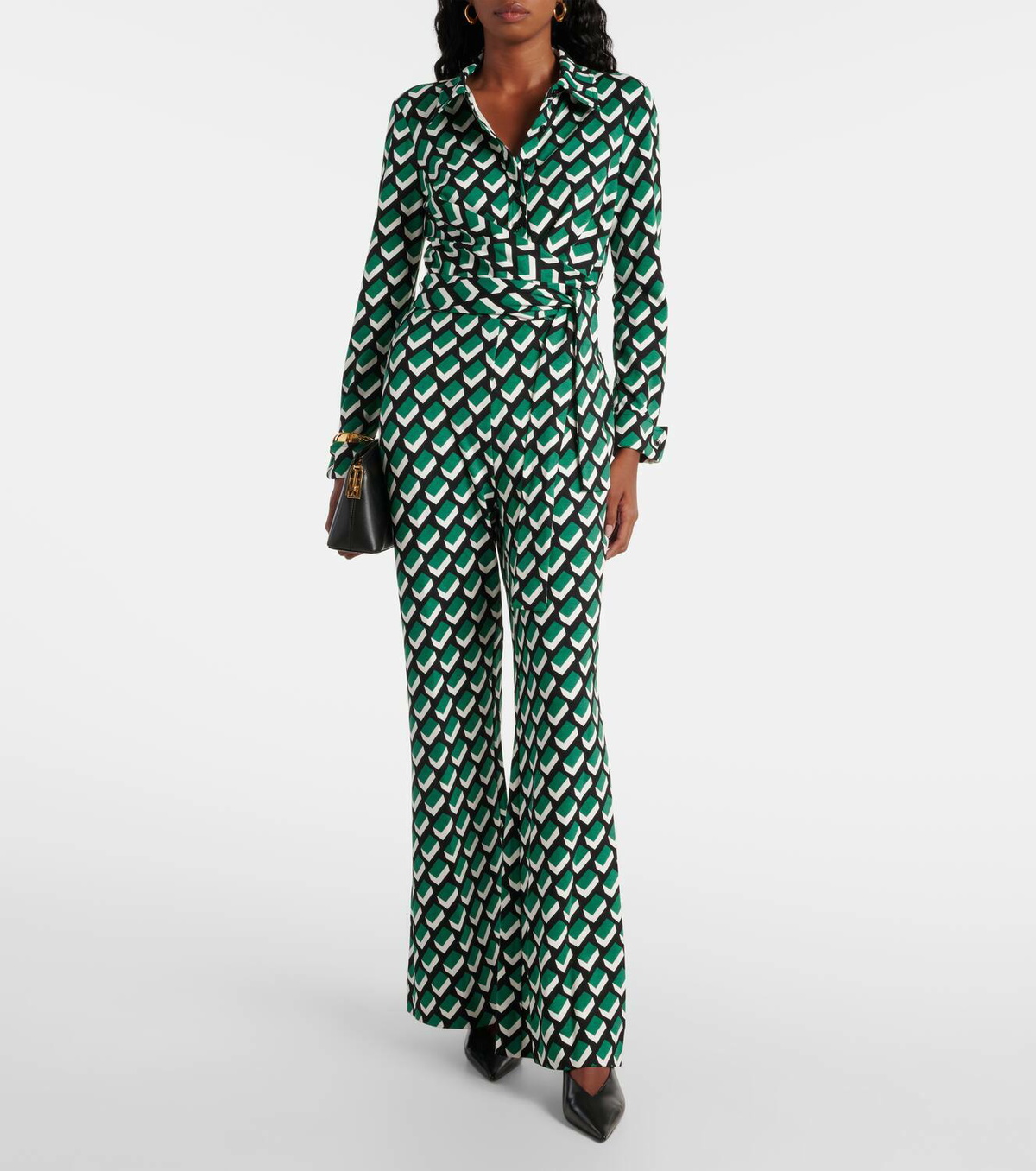 Diane von Furstenberg Michele printed jumpsuit