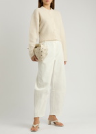 Clea Arthur Alpaca-blend Cardigan Cream