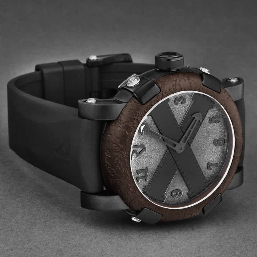 Romain Jerome Titanic-Dna A La Grande Automatic Grey Dial Mens Watch RJTGAU.402.20