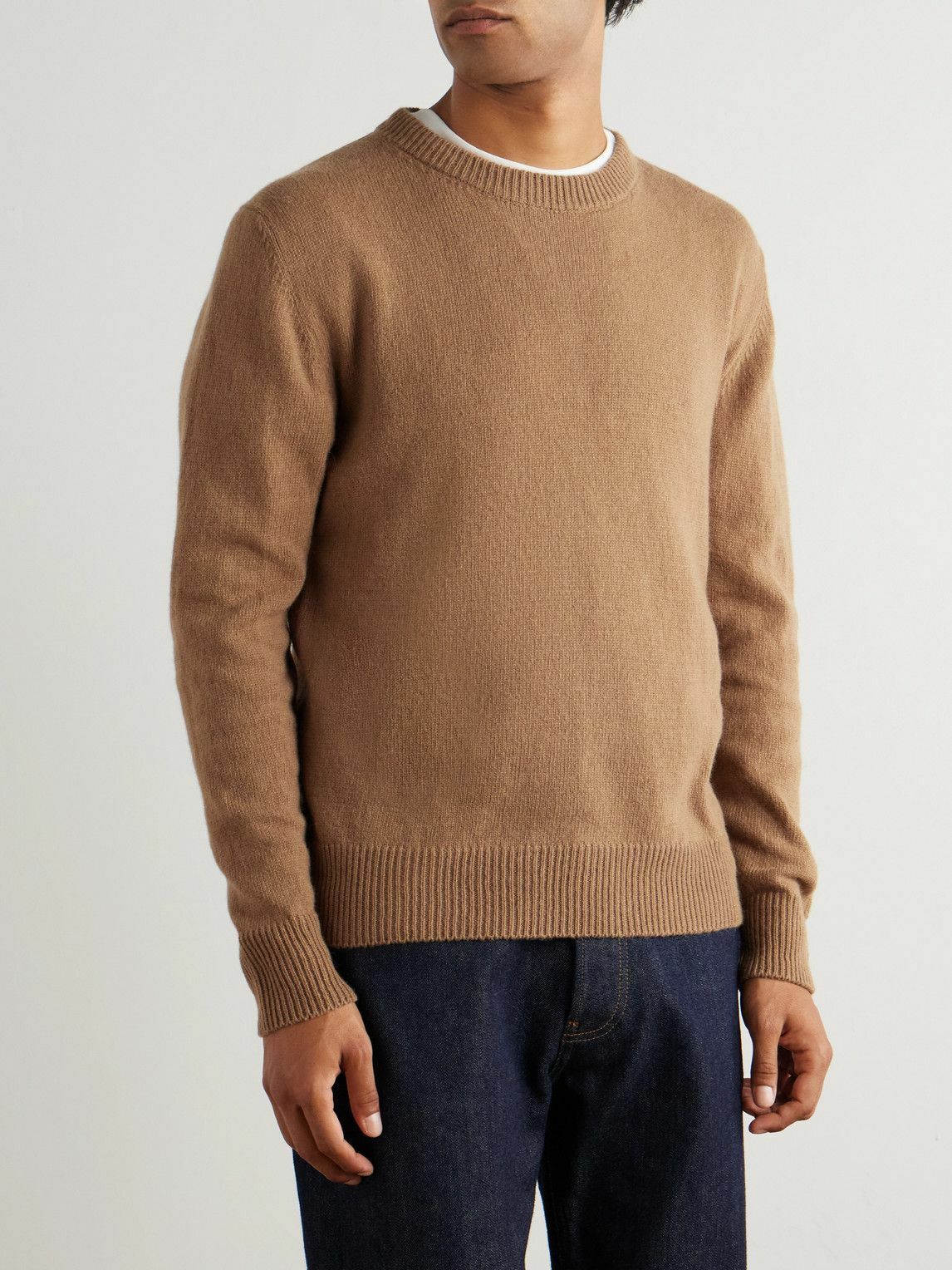Lardini - Alpaca and Virgin Wool-Blend Sweater - Brown