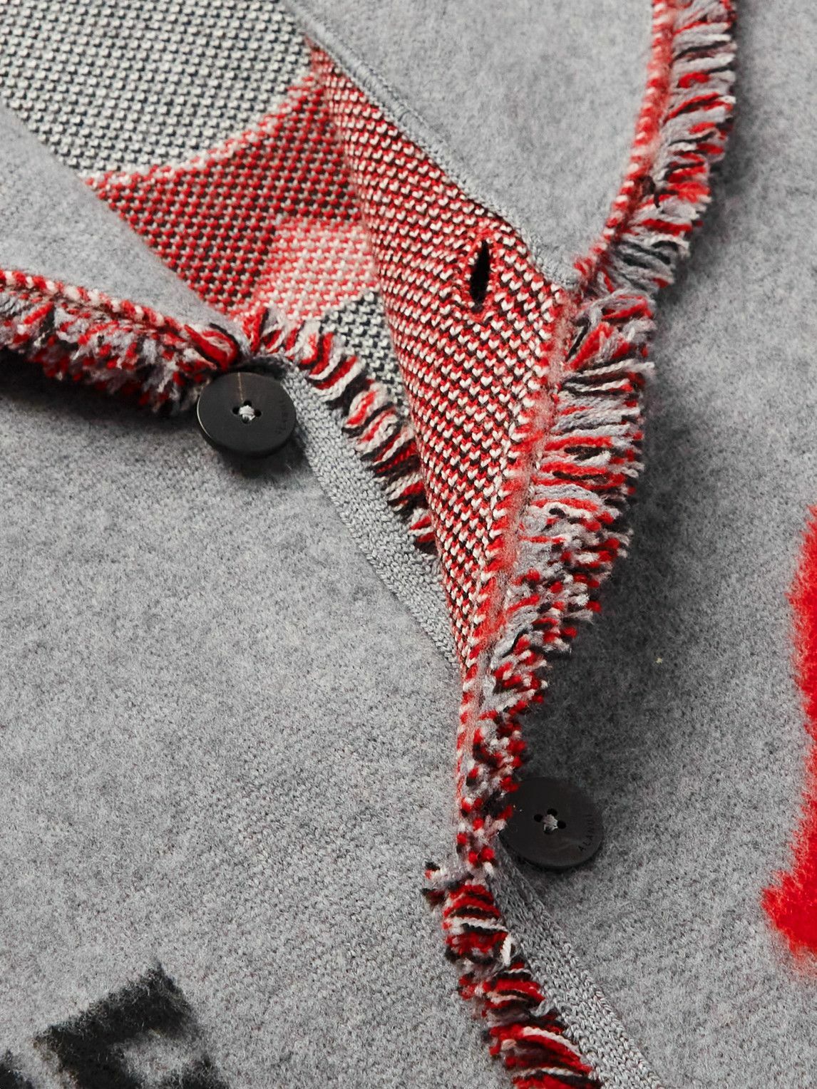 Alanui - The Rolling Stones Shawl-Collar Fringed Virgin Wool