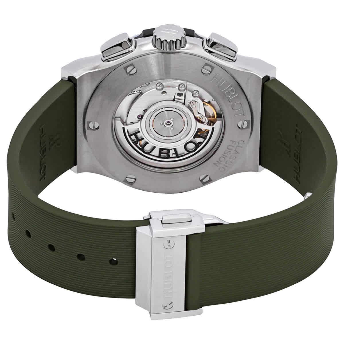 Hublot Classic Fusion Chronograph Titanium Automatic Green Dial Mens Watch 541.NX.8970.RX