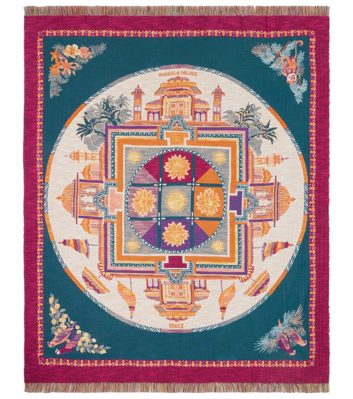 Photo: Etro Shanti embroidered cotton throw