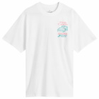 Edwin Men's Pink Castle T-Shirt in White