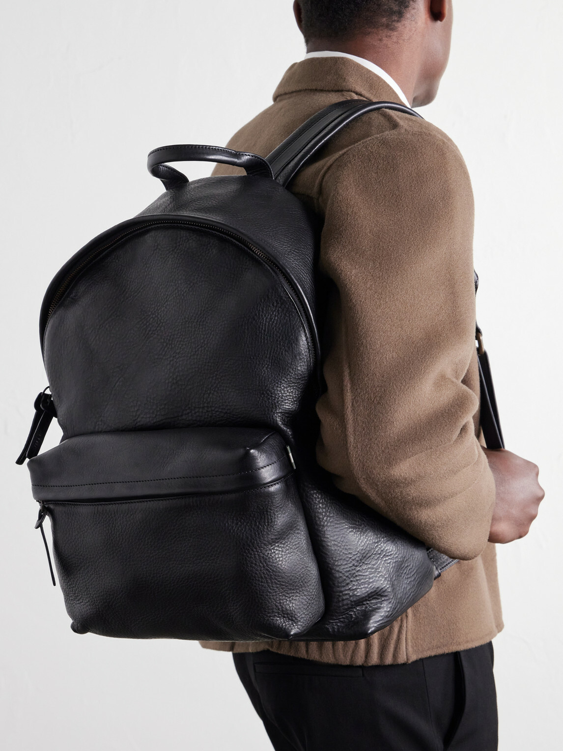 Officine Creative - OC Pack/001 Leather Backpack - Black