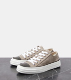 Brunello Cucinelli Embellished suede sneakers