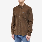 Barbour Men's Ramsey Tailored Cord Shirt in Brown