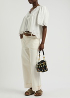 Free People Palmer Wide-leg Jeans Cream 25 (W25 / UK6 / XS)