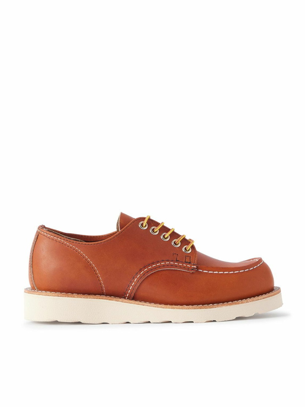 Photo: Red Wing Shoes - 8092 Moc Oxford Oiled-Leather Derby Shoes - Brown
