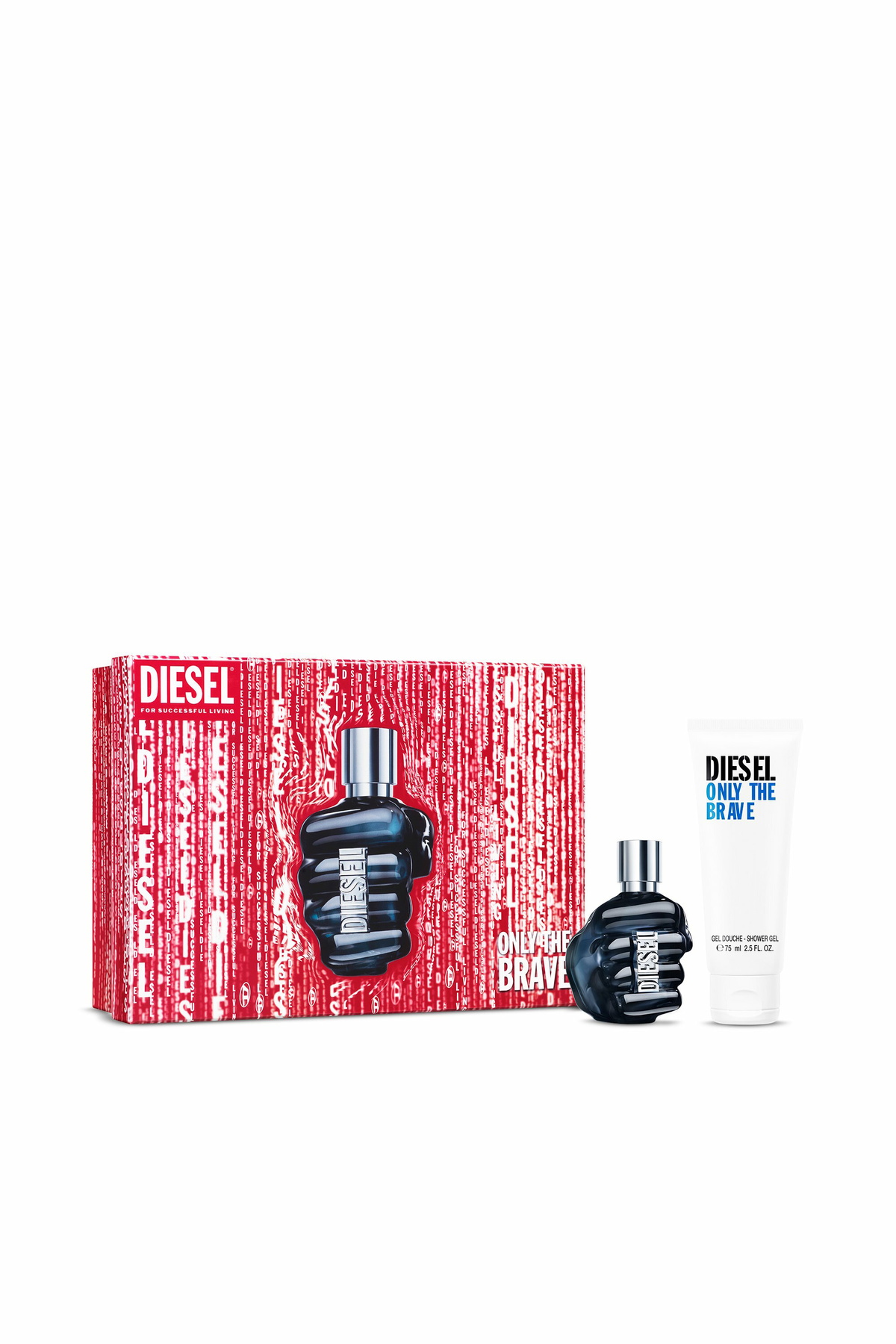 Diesel Only The Brave Giftset, Eau De Parfum - Only The Brave Mens in Blue