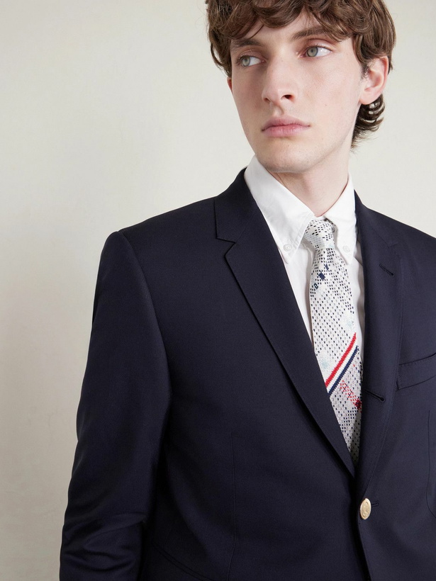 Photo: Thom Browne - 5cm Silk-Jacquard Tie