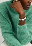 Agmes Astrid Large Sterling Silver Cuff - One Size
