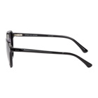 Dries Van Noten Black and Grey Linda Farrow Edition 184 C1 Sunglasses
