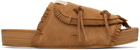 visvim Brown Christo Shaman-Folk Sandals