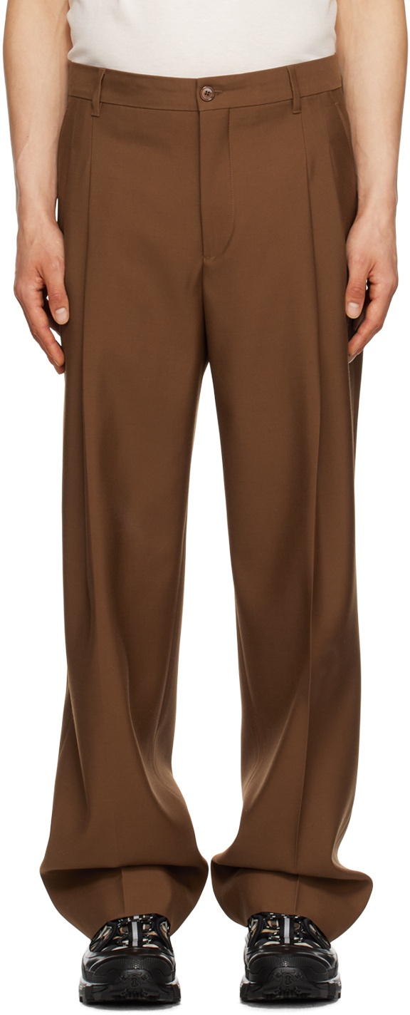 Burberry Tailored Chino Pants Brown